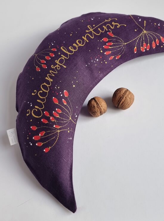 GRIĶU SPILVENS MĒNESTIŅŠ MAZAIS 3   "ČUČAMSPILVENTIŅŠ" AR ODZIŅĀM VIOLETS 19X40CM 