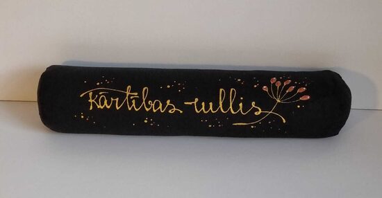 GRIĶU SPILVENS #2  "KĀRTĪBAS RULLIS" MELNS 40X10 CM "Ø"